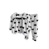 Pigiama per ragazze Pigiama Set invernale Colletto quadrato Indumenti da notte in pile Velluto 2 pezzi Pantalone Abito da casa Fluffy coreano Caldo Abbigliamento da notte per bambini 2-7 anni 231202