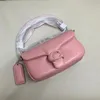 A nova mini bolsa dionisíaca gorda é uma bolsa feminina moderna e retrô em nuvem com bolsa leve e luxuosa