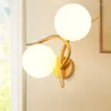 Vägglampa Modern LED Högkvalitativ guld Sprayfärgskropp för vardagsrum sovrum hängande AC90-260V belysning fixtur