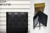 デザイナーパリ格子縞のスタイルハイエンドメンズウォレットクレジットカードホルダー財布のメンウォレット豪華なビルフォールドハンドバッグファクズマネークリップ999