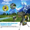 Telescopes 80X100 Hd Monocular Telescope 8000M Long Range Zoom Bak4 Prism withwithout Tripod Phone Clip Hunting Outdoor Camping 231202