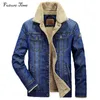 Giacche da uomo M-6XL Giacca e cappotti da uomo Abbigliamento di marca Denim Chaqueta Moda Giacca da jeans da uomo Spessa Capispalla invernale calda Cowboy maschile YF055 231202