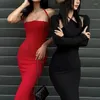 الفساتين غير الرسمية متعددة الاستخدامات الفرنسية Maxi Dress Dress الرقبة أظهر مظهرك في أي مناسبة 066C