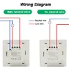 Switches Acessórios Lonsonho Smart ZigBee Switch EU UK 220V Tuya Smartlife Wall Press Button Light Support Zigbee2mqtt Alexa Google Home 231202