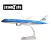 Aeronave modle jason tutu 1/200 escala klm avião modelo avião modelo montar avião de plástico gota 231202