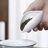 صواني الشاي أداة فنية متعددة الاستخدامات كأس قياس أنيقة ملعقة صغيرة متينة البورسلين