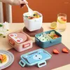 Vaisselle Kawaii boîte à déjeuner Bento mignonne pour enfants filles enfants école Portable Mini collation boîtes à sandwich