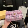 Sac de créateur Channell CF Chaneles Mini sac à chaîne en laine parfum fée charme mignon épaule bandoulière à la mode Classic645