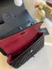 Projektanci torebki damskie czarny łańcuch Messenger Torba na zakupy 25 cm Cross Body Ramerze Torby torebki torebki krzyżowe torby torebki portfele czarne