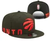 Toronto''Raptors''ball Caps 2023-24 unisex mode bomull baseball cap snapback hatt män kvinnor sol hat broderi vår sommar mössa grossist a1