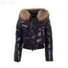 Kurtka damska Down Fur Fur Clar Projektant Pleśnia Pieczenia kurtki zimowe obroża ciepłe mody parki z damskim płaszczem odzież kieszonkowa kieszonkowa