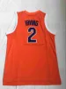 NCAA Herren Vintage Basketball-Trikots College Moive Uncle Drew Harlem Buckets Jersey Kyrie 2 Irving Big Fella 34 Orange Stiltched Shirts S-2X