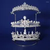 Sacchetti per gioielli Sposa Fasce per capelli Espositore Princess Crown Organizer Porta tiara nuziale per riporre accessori per capelli