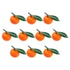 Party Decoration 10pcs Fake Oranges Pography Props Artificial Lifelike Fruit Decorations Fruits