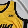 2023 Maglia da donna Final Four 4 NCAA College Iowa Hawkeyes Basket Caitlin Clark Taglia S-3XL Tutto Ed Ricamo Bianco Giallo