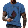 T-shirts pour hommes carré A Spade Design Vintage joli T-shirt de haute qualité Lycra Polyester marque gros homme garde-robe taille