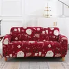 Stuhlhussen Weihnachten Sofabezug Stretch Slip Kunststoff Möbelschutz Spandex Couch für Party El Bankett 231202