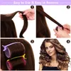 Hair Rollers 61 Pieces Set Hair Curlers 3 Sizes Big Hair Rollers for Long Hair. No heat Curlers with Clips Comb. 231202