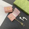 Designer Airpods Case Earphone Package For Airpods Pro 1 2nd Generation 3rd Case Headset Packet Hook Clasp Keychain Leather Earphone Shell Chain Strip Bag Charm