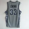 Hoyas Iverson NCAA Mens Georgetown College Jersey 3 Allen 33 Patrick Ewing University Basketball Shirt Ed Gray Jerseys Me