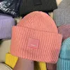 Beanie Designer Cappelli Designer Uomo Donna Ac Square Smiley Face Cappello lavorato a maglia di lana Casual Berretto elastico caldo Hata7kl