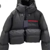 Veste d'hiver veste de créateur pour femme zippé nouvelle poche tridimensionnelle américaine mince et épaisse doudoune décontractée manteau de mode z6