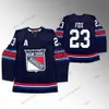 New York 23 Adam Fox Rangers 2023-24 THIRD Jersey 31 Igor Shesterkin Mika Zibanejad Chris Kreider Artemi Panarin Kaapo Kakko Ryan Lindgren Ryan Lindgren K'Andre Miller