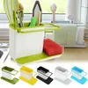 Contenitori per cucina 1PC Ripiani in plastica creativi Organizzatore separato multifunzionale Ripiano per rifinitura Strumento per riporre il bagno