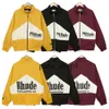 2023monclair Designer Marque Rhude Vestes Printemps Automne Hommes Casual Rhude Veste Coupe-Vent Couples Veste Extérieure Imperméable Mens Hoody 191