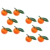 Party Decoration 10pcs Fake Oranges Pography Props Artificial Lifelike Fruit Decorations Fruits