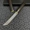 Yeni VG10 Damascus Tanto Blade Japon tarzı Ebony Sap Taktik Av Bıçağı Kendini Savunma Kampı Hayatta Kalma Yardımcı Programı EDC Aracı En İyi Kalite