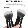 Makeup Borstes 2sts infällbar pulverborste Blush Portable Cosmetics Tools