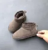 UG G Boots for Kids New Boots Uggsity Kids Australia Snow Boot Designer Childres Shoes Winter Classic Ultra Mini Botton Boys Boys Boys Ankle Booties Kid Fur