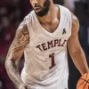 NCAA College Temple Owls Basketball Jerseys Khalif Battle Damian Dunn Jamille Reynolds Zach Hicks Hysier Miller Nick Jourdain Jahlil White K