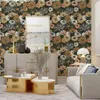 Wall Stickers Small Fresh Floral Wallpaper PVC Thickened Selfadhesive Waterproof Bedroom Home Decoration Sticker 231202