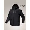 Designer-Jacken von Arcterys, authentische Herren-Arc-Mäntel, Sprint-Mantel, Macai, neuer Outdoor-Skifahren, Reisen, warmer Mantel, gerader Saum, normales Oberteil, Schwarz, XS