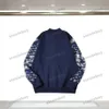 Xinxinbuy Men Designer Hoodie Sweatshirt Camouflage Letter Jacquard Long Sleeve Women Blue Black White Grey XS-L