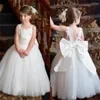 Girl Dresses Princess Dress Ball Beauty Pageant Tulle Lace White Angel Flower First Communion Kids Surprise Birthday Present
