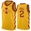 Iowa State Cyclones College 21 Osun Osunniyi Jersey Basketball 5 Aljaz Kunc 3 Tamin Lipsey 13 Jaren Holmes 22 Gabe Kalscheur 2 Caleb Grill S