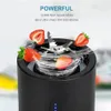 Outils de fruits et légumes Mélangeur personnel rechargeable à 6 lames pour shakes et smoothies Puissant presse-agrumes USB Mélangeur de jus de fruits frais 231202