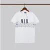 2J13 2023 FW 23SS NEW ARRIVALS MENS WOMEN LUXURY AM DESILER TEES AMIRIS WHITE THIRT PRINT SHORTS TSHIRT O-NECK Shime-Neck Am2 Man Clothing