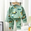 Pyjama's Kinderen Jongens Meisjes Pyjama Sets Baby Kinderen Nachtkleding Cartoon Lange Mouw Homewear Baby Nachtkleding Peuter Herfst Winter Kleding 231202