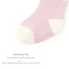 Нескользящие детские сетчатые носки для первых ходунков, хлопковые дышащие цвета одного цвета, аксессуары для детской одежды для дошкольников 231202