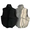 Heren Vesten Essentialwaistcoat Effen Kleur Mouwloos Donsjack Vest Trendy Mist Herfst/winter Losse Jas met Rits voor Mannen Uuis