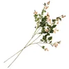 Dekorative Blumen, 2 Stück, für Hochzeiten, Basteln, Party-Requisiten, Dekor, für den Innenbereich, simulierter Kunststoff, künstliche Ornamente, Vasen, Dekoration