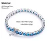 Dropshipping Fijne Sieraden Nieuw Item Vrouwen Sterling Sier Blue VVS Moissanite Diamond Tennis Chain Armband