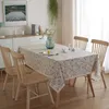 Chemin de table Bloom Couverture avec dentelle Personnalisable Mélange Fleur Nappe pour la maison Cuisine Salle à manger Thé Café Décoration 231202