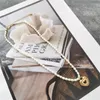 Pendant Necklaces Retro Natural Freshwater Pearl Zircon Heart Necklace Women Jewelry Punk Designer Runway Rare Simply Gown Boho Japan