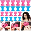 Bigoudis 60 pièces bigoudis en Silicone magique tige de friser sans chaleur pendant la nuit bigoudis en caoutchouc souple bricolage outils de coiffure pour femmes filles 231202