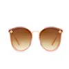 Designer zonnebrillen zomer polarizadas luxe dameszonnebril mode zeshoekige bijenzonnebril gafas lunette de soleil dames met doos